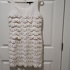 Cynthia Steffe Ivory Grommet dress